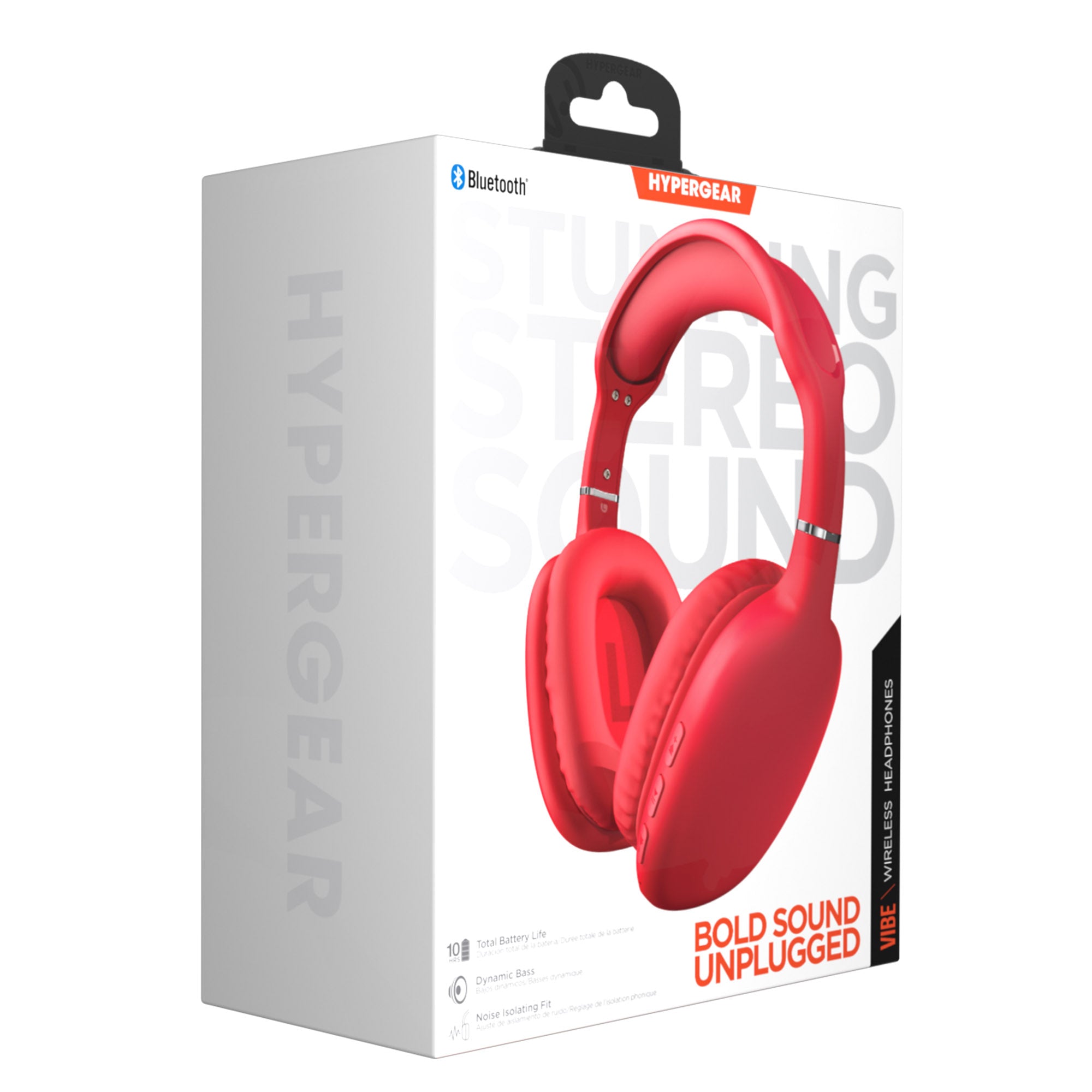 HyperGear VIBE Wireless Bluetooth Headphones w Extended Battery Life Jupiter Gear Home