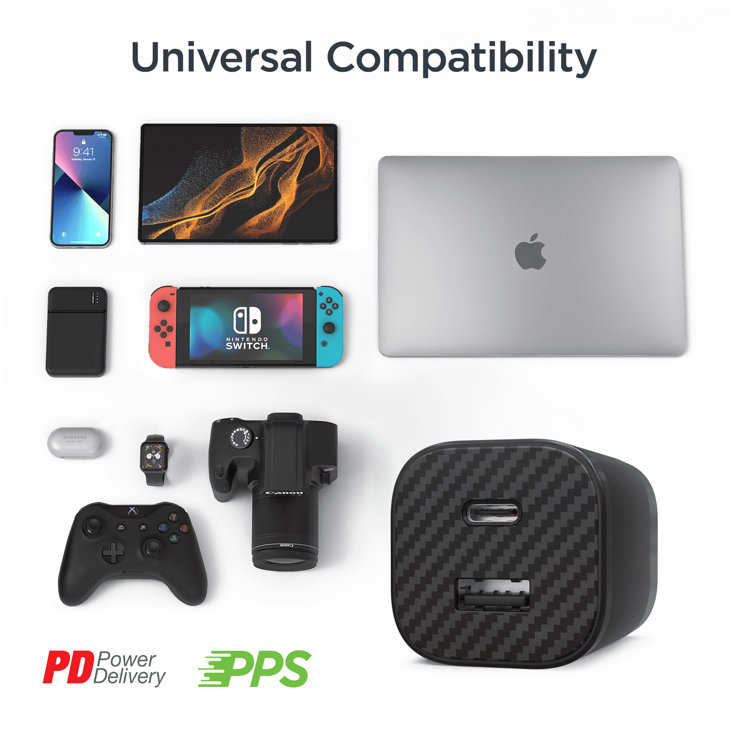 HyperGear TECHcessories 30W USB-C PD Charging Kit with Travel Pouch Jupiter Gear Home