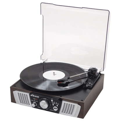 Victor Lakeshore 5-in-1 Hybrid BT Turntable System Espresso - Refurbished Jupiter Gear Home