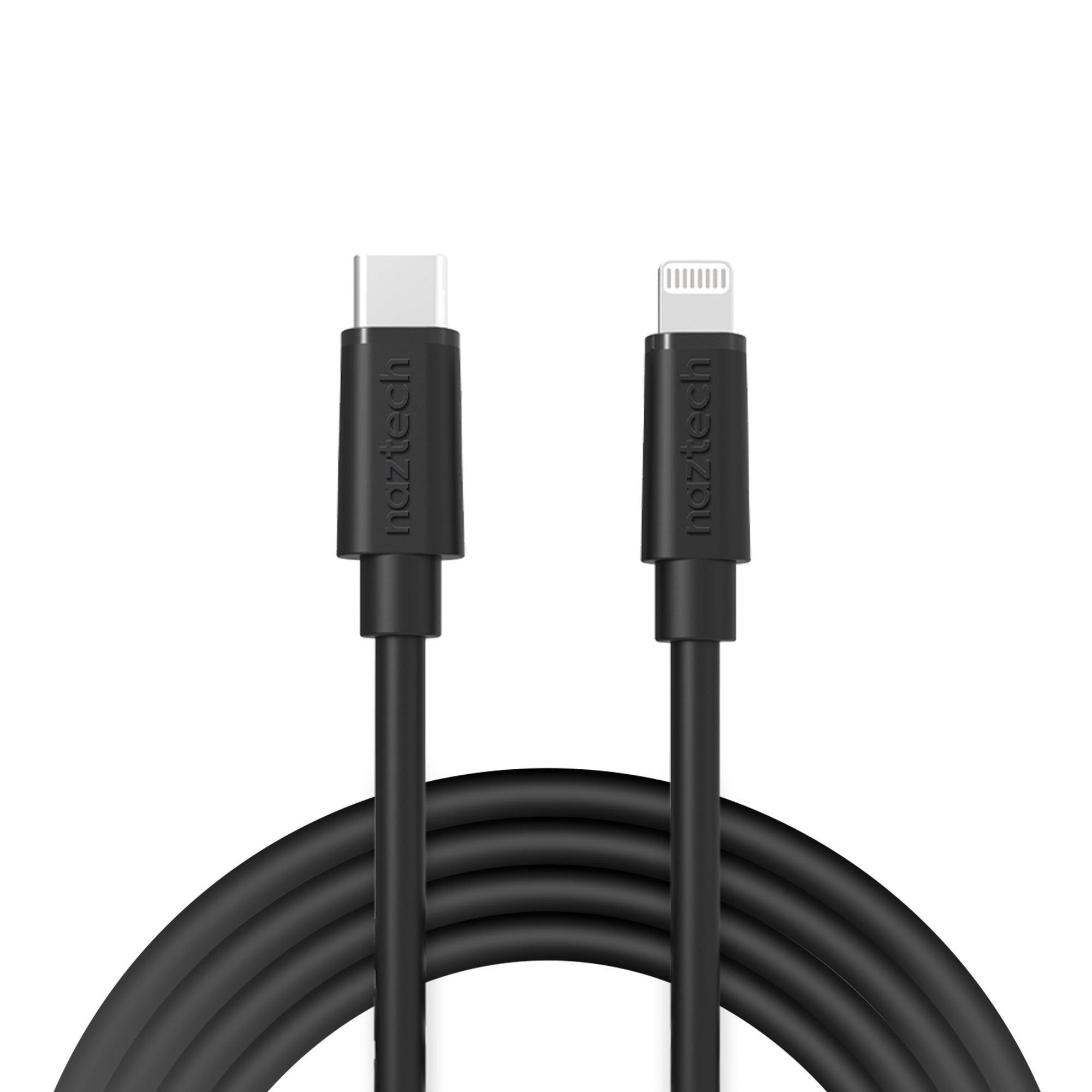 Naztech Fast Charge USB-C to MFi Lightning Cable 12ft Jupiter Gear Home