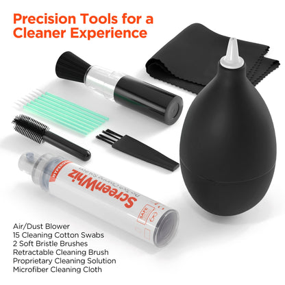 HyperGear ScreenWhiz 7-in-1 Complete Tech Cleaning Kit Jupiter Gear Home