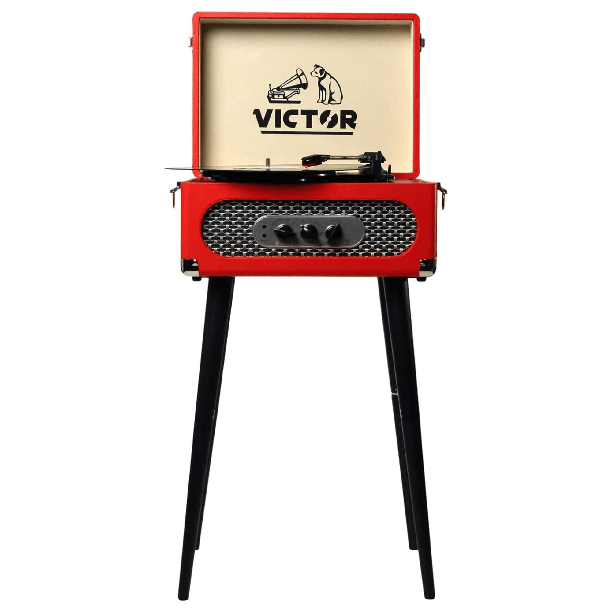 Victor Andover 5-in-1 Music Center Red - Refurbished Jupiter Gear Home