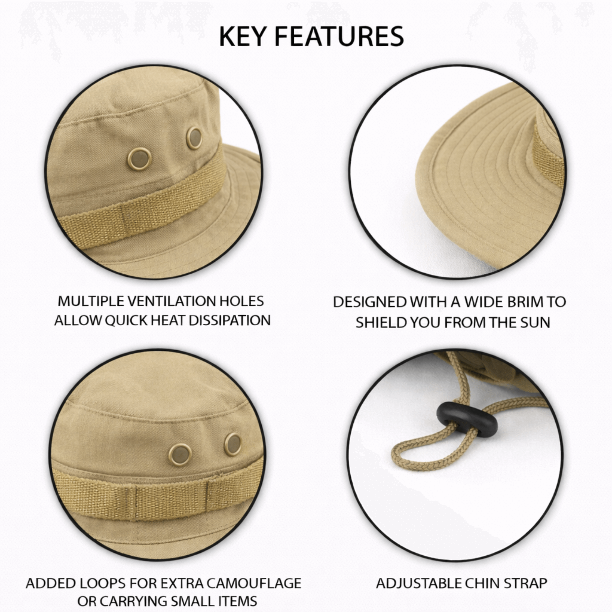 XGear Tactical Wide Brim Boonie Bucket Hat Jupiter Gear Home