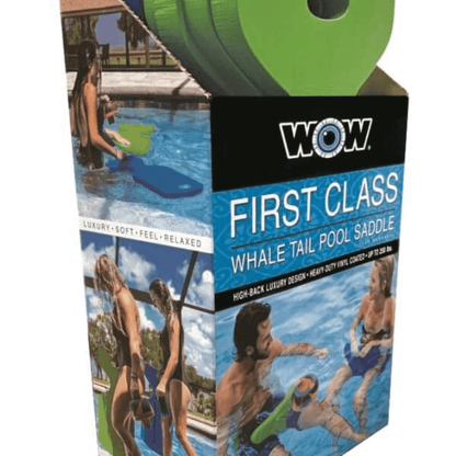 Wow Watersports First Class Soft Dipped Foam Whale Tail Saddle Seat 6pck PDQ - Green Jupiter Gear Home