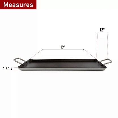 Better Chef 19-Inch Aluminum Non-Stick Double Griddle Jupiter Gear Home