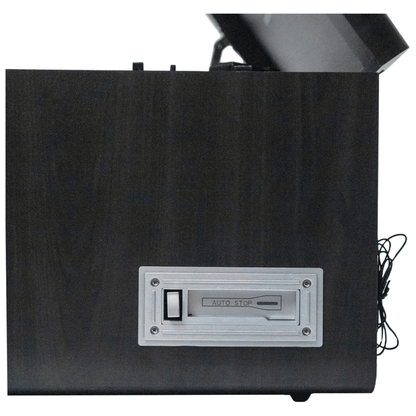 Victor Monument 8-in-1 Wood Music Center Graphite - Refurbished Jupiter Gear Home