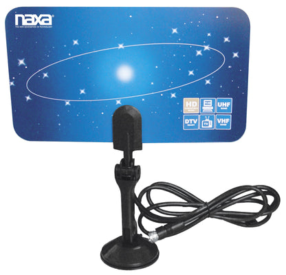 Naxa Ultra-Thin Flat Panel Style Powered Antenna For HDTV and ATSC Digital TV Jupiter Gear Home