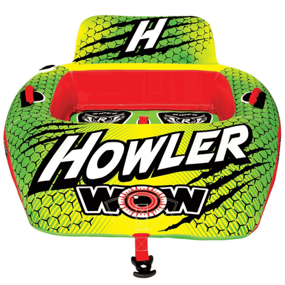 WOW Watersports Howler 2-Person Towable Water Tube with Backrest Jupiter Gear Home