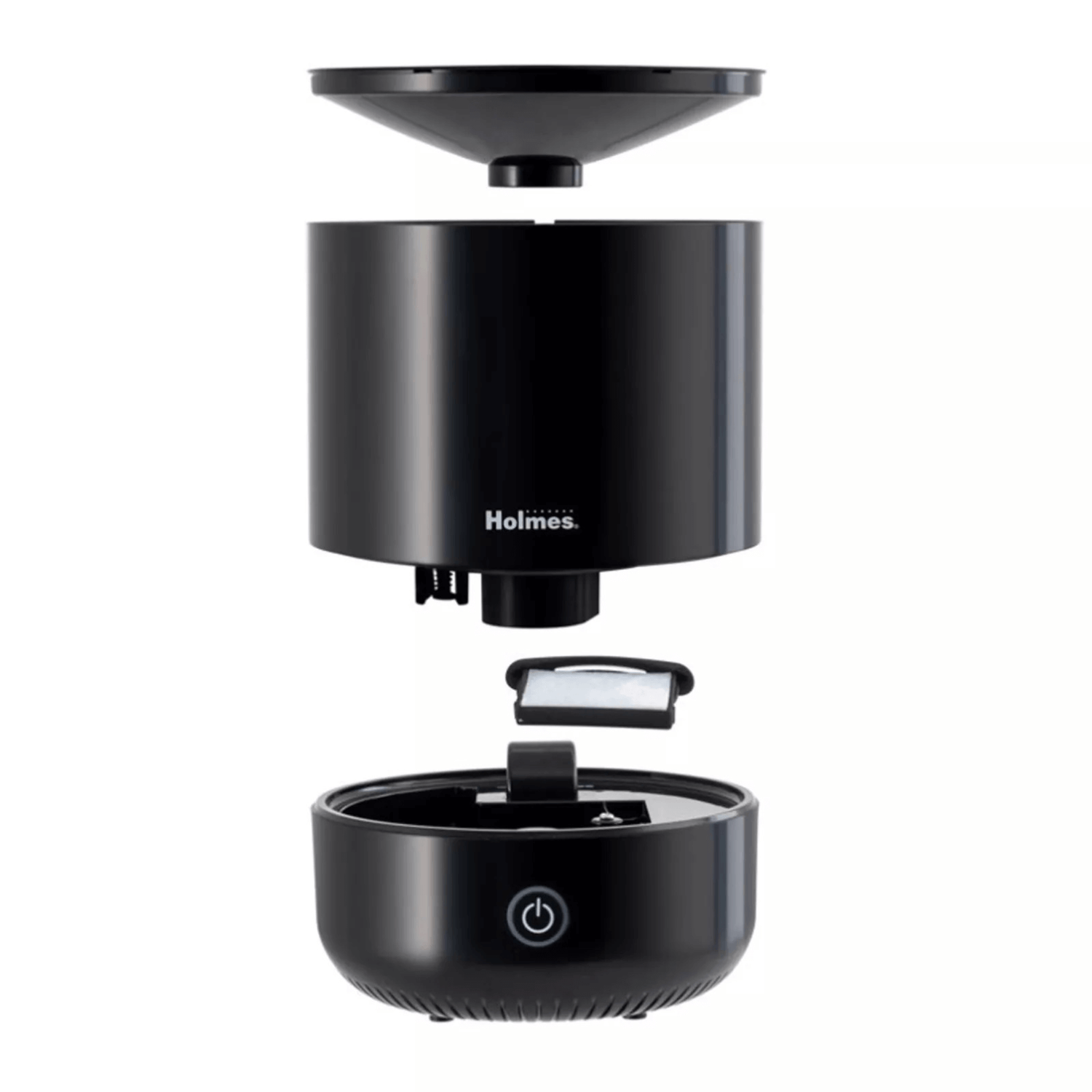 Holmes Ultrasonic Anti-Microbial Cool Mist Top-Fill 0.5L Cylindrical Humidifier Jupiter Gear Home