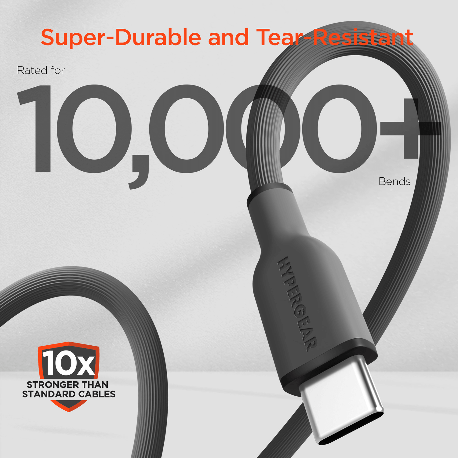 HyperGear Flexi PRO USB-C to USB-C Cable 6ft Jupiter Gear Home
