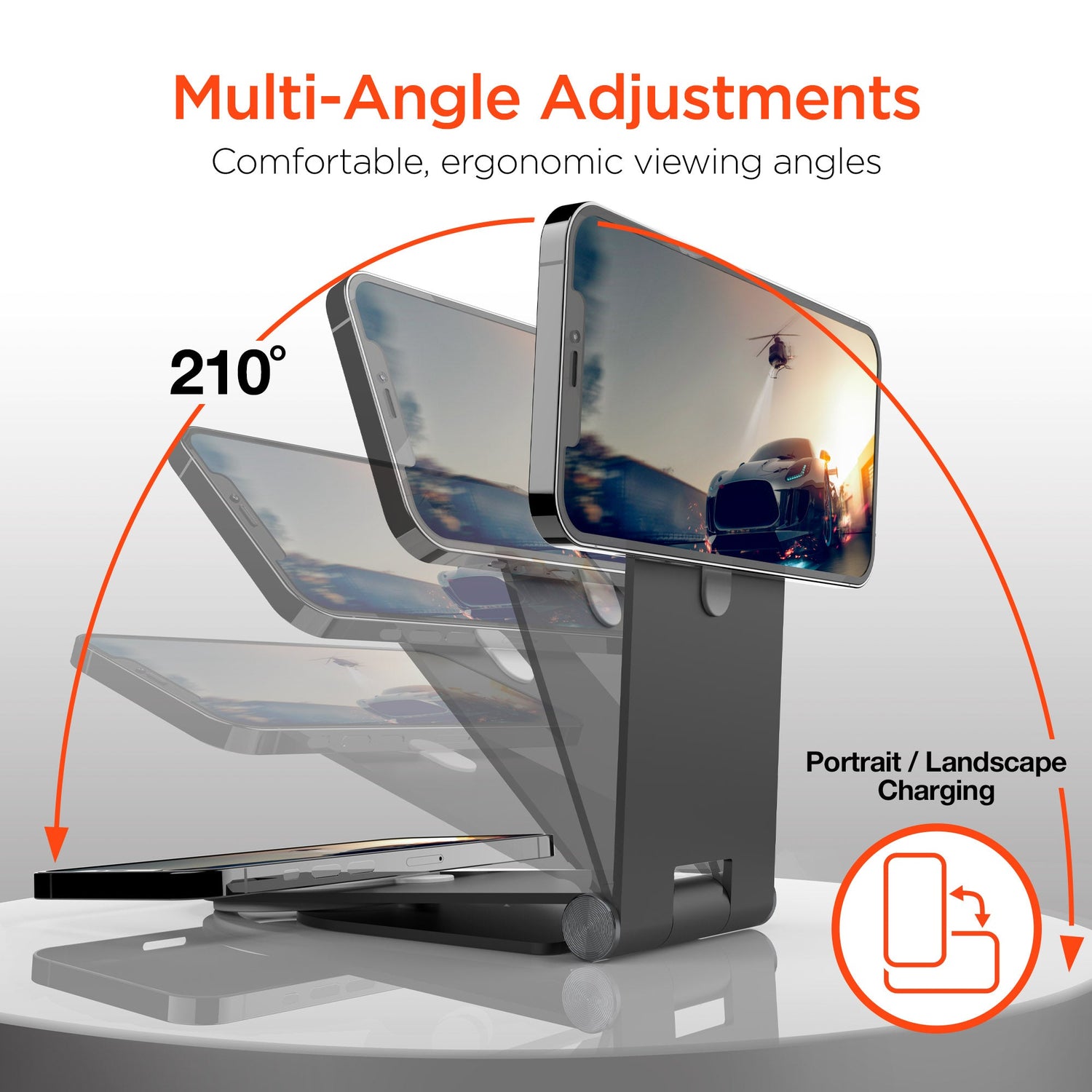 HyperGear MagView Stand for MagSafe Charger with Adjustable Angles Jupiter Gear Home