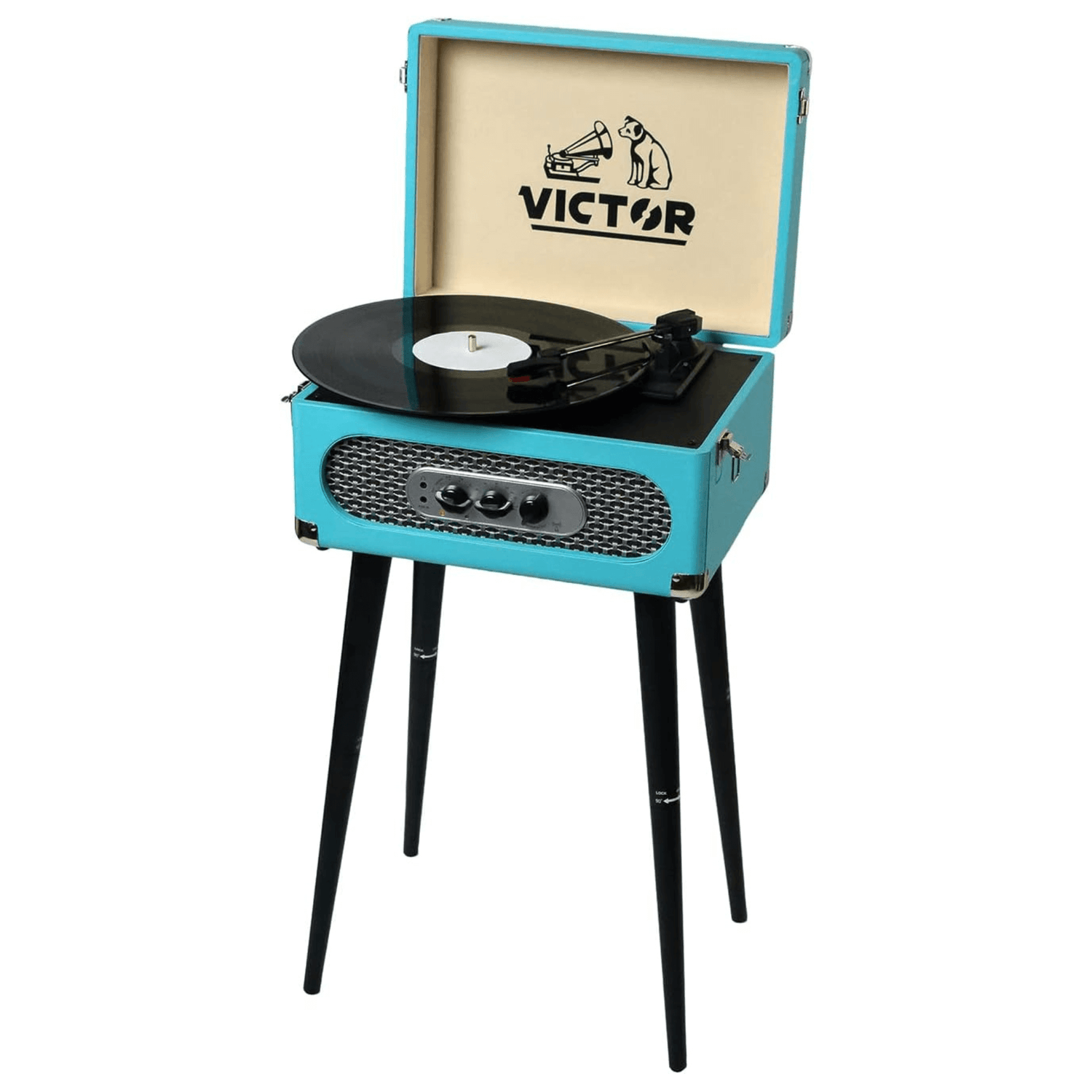Victor Andover 5-in-1 Music Center Turquoise - Refurbished Jupiter Gear Home