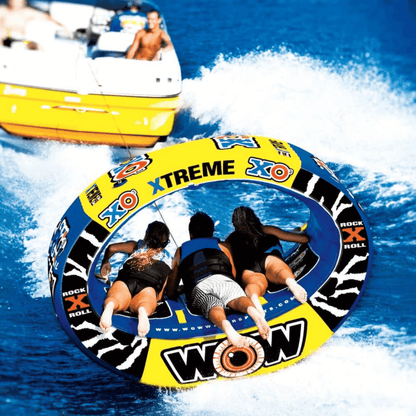 WOW Watersports Xtreme Inflatable Towable Ride-in-Oval for 1 to 3 Persons Jupiter Gear Home