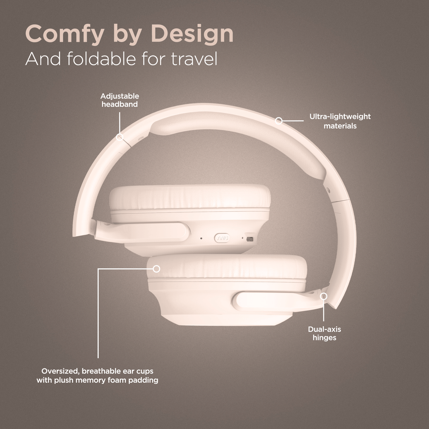 HyperGear Stealth2 ANC Wireless Headphones Jupiter Gear Home