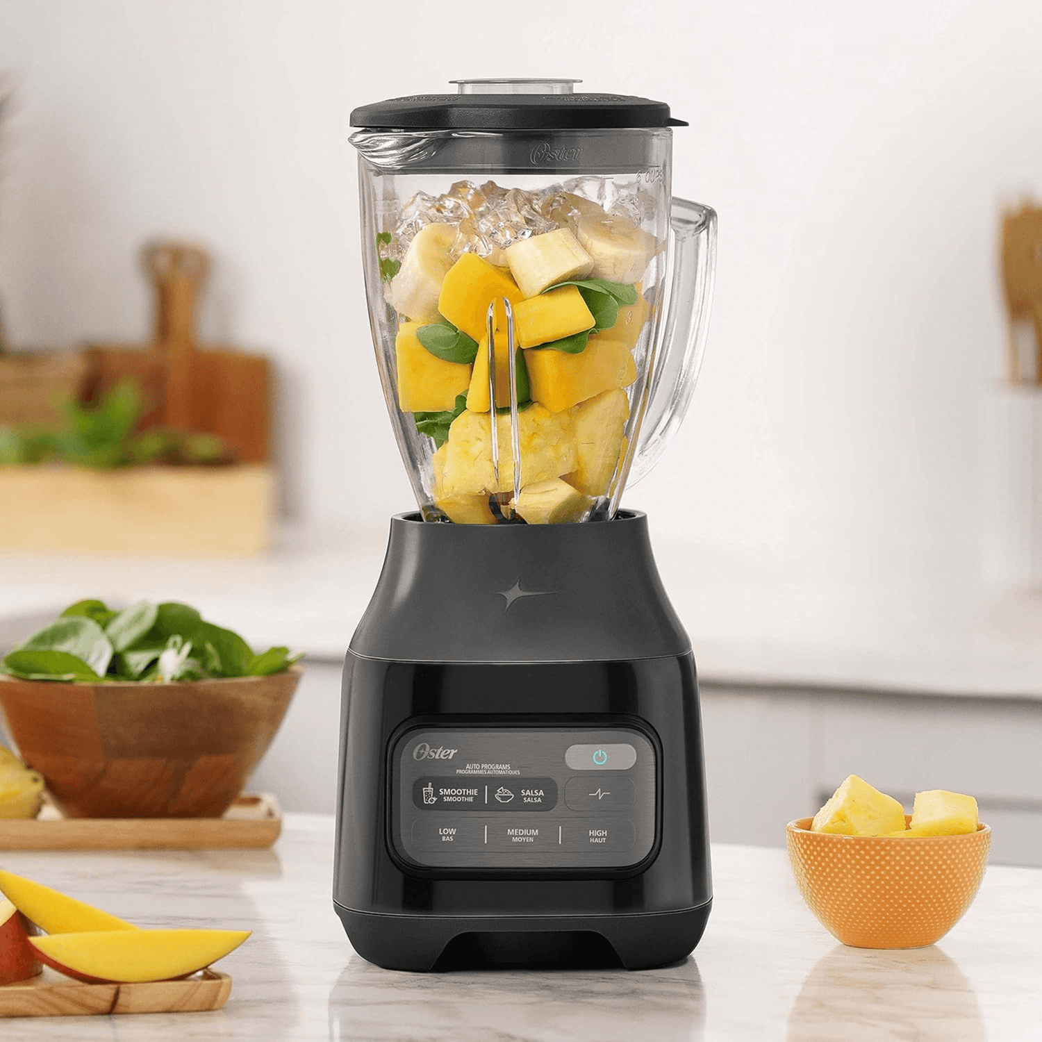 Oster 3-Speed 800W One-Touch Control Glass Jar Blender with Auto Program Jupiter Gear Home