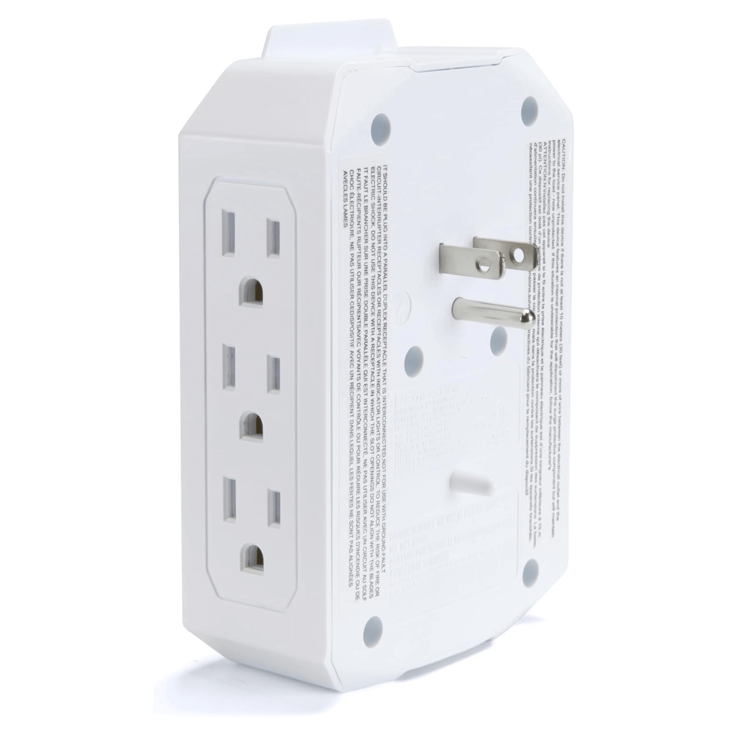 Emerson 6-Outlet + USB Wall Charger with Surge Protection and LED Lighting Jupiter Gear Home