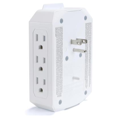Emerson 6-Outlet + USB Wall Charger with Surge Protection and LED Lighting Jupiter Gear Home