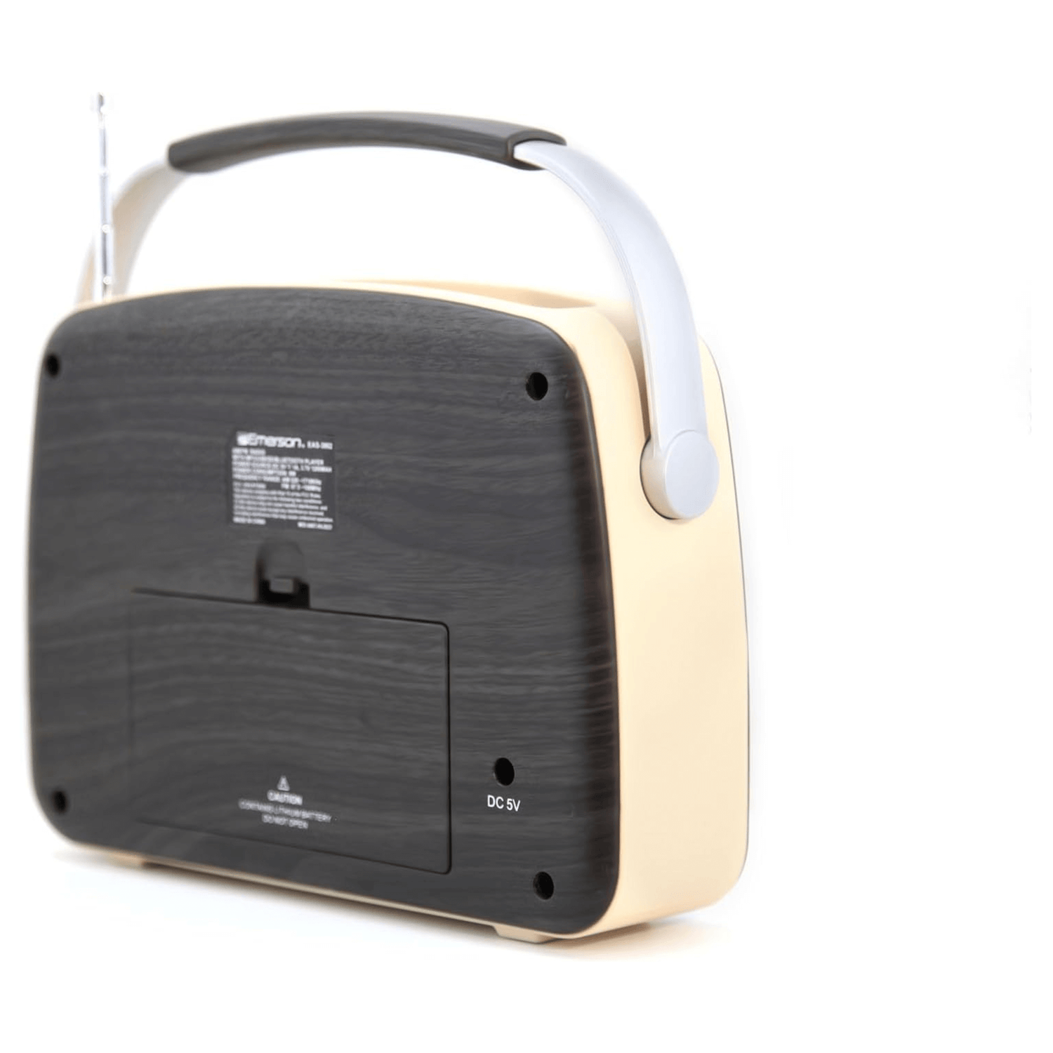Emerson Portable Retro Radio with Built-In Rechargeable Battery and Memory Set Jupiter Gear Home