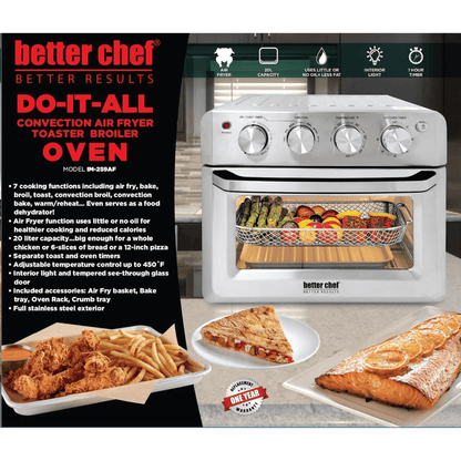 Better Chef Do-It-All Deluxe Air Fryer / Convection Oven / Broiler Jupiter Gear Home