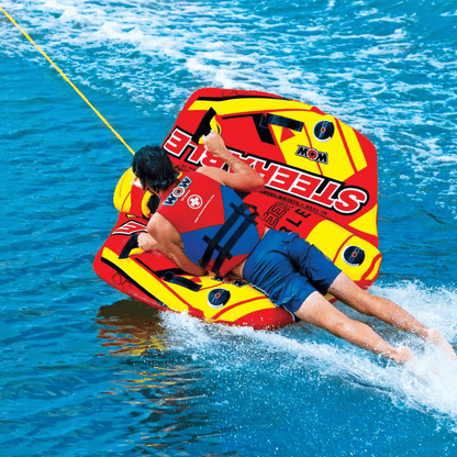 WOW Watersports Take Control of the Ride 1 or 2 P Inflatable Steerable Tube Jupiter Gear Home