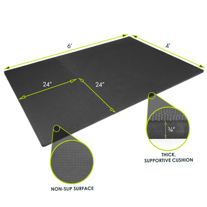 ProsourceFit Exercise Puzzle Mat 3/4" Jupiter Gear Home
