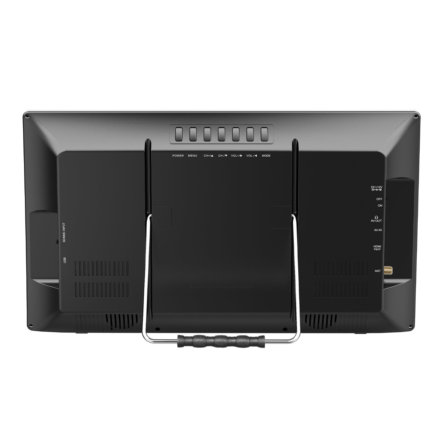 Supersonic Portable 16" 12 Volt Digital LED TV with USB, SD, and HDMI Input, Built-in Rechargeable Lithium Ion Battery and FM Radio (SC-2816) Jupiter Gear Home