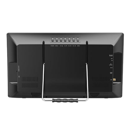 Supersonic Portable 16" 12 Volt Digital LED TV with USB, SD, and HDMI Input, Built-in Rechargeable Lithium Ion Battery and FM Radio (SC-2816) Jupiter Gear Home