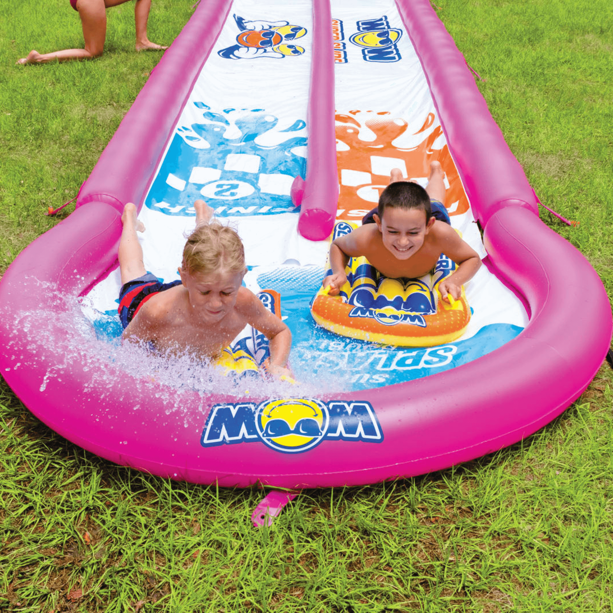 WOW Watersports Pool End for the Giant Backyard Double Lane Lawn Slide Jupiter Gear Home