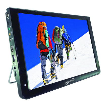 Supersonic 12" Portable Digital LED TV with USB &amp; SD Inputs, 12 Volt ACDC Compatible for RVs (SC-2812) Jupiter Gear Home