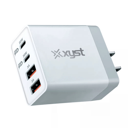 Xyst 35-Watt 4-Port USB-A and USB-C Wall Charger Jupiter Gear Home