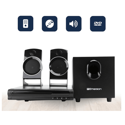 Emerson Surround Sound System &amp; DVD Player - Refurbished Jupiter Gear Home