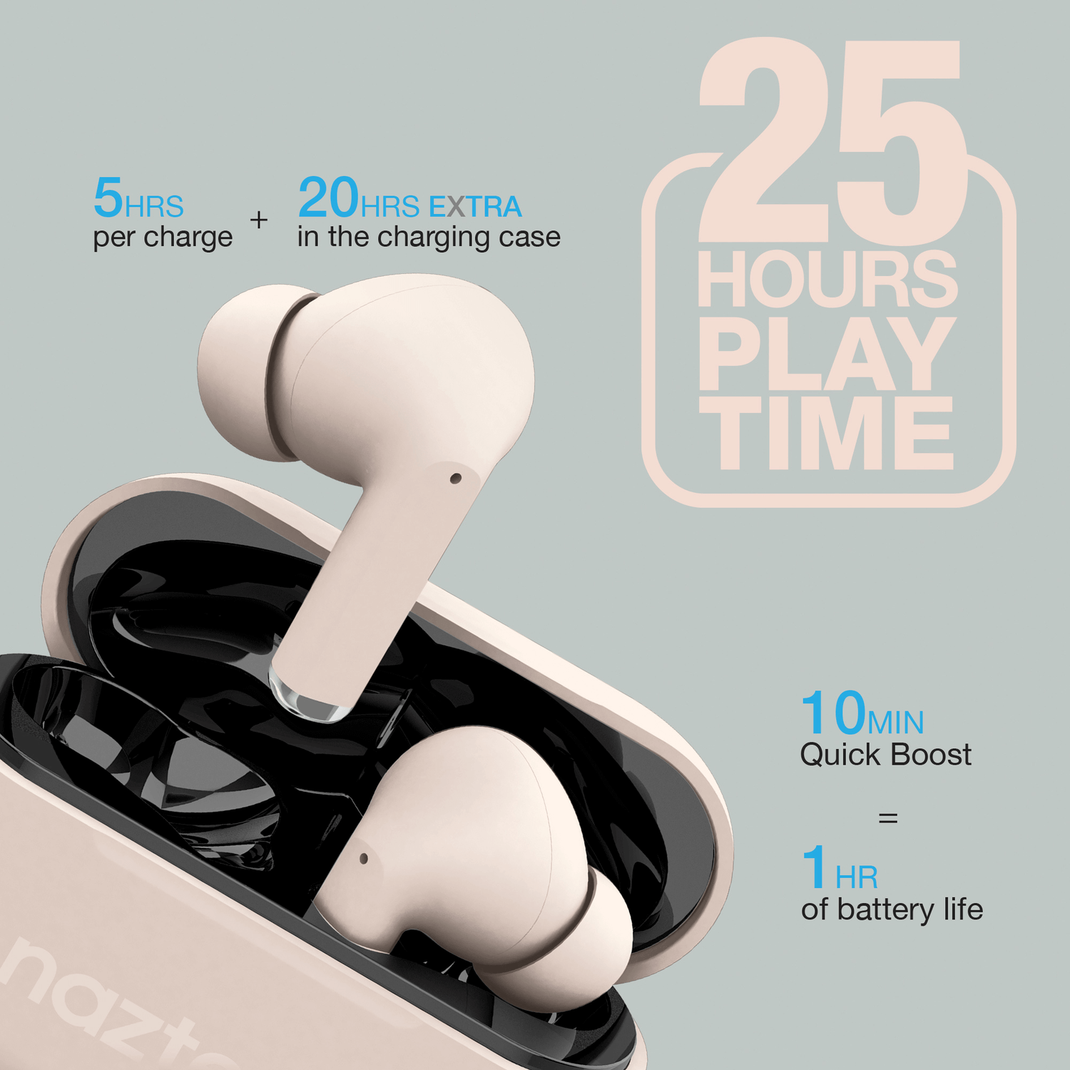 Naztech Xpods PRO TWS with Wireless Charging Case Jupiter Gear Home