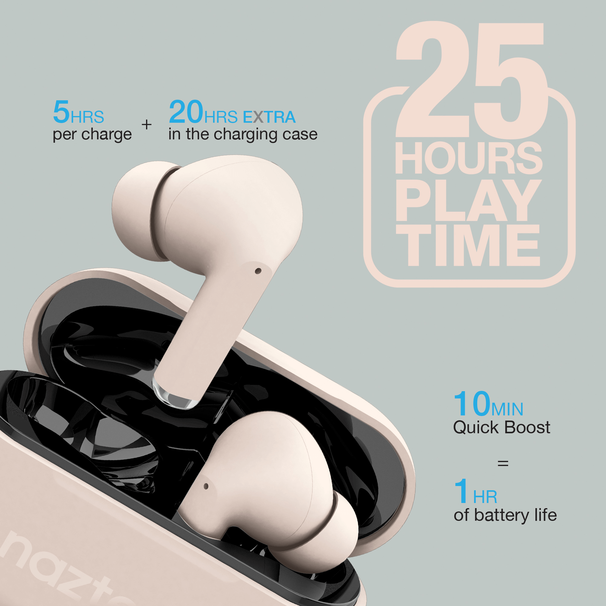 Naztech Xpods PRO TWS with Wireless Charging Case Jupiter Gear Home