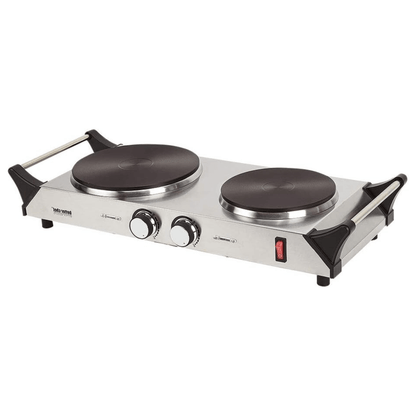 Better Chef Stainless Steel Electric Solid Element Countertop Double Burner Jupiter Gear Home