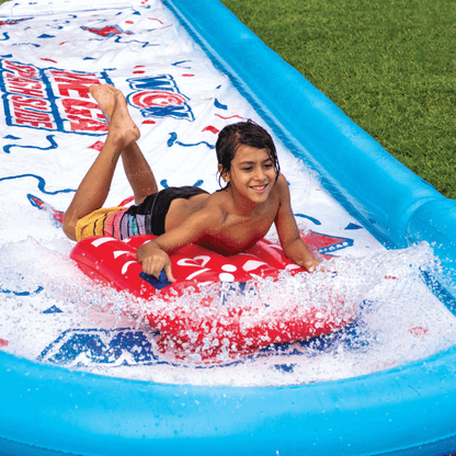 WOW Watersports 25 Ft Mega Backyard Slide w Splash Pool and High Side Walls Jupiter Gear Home