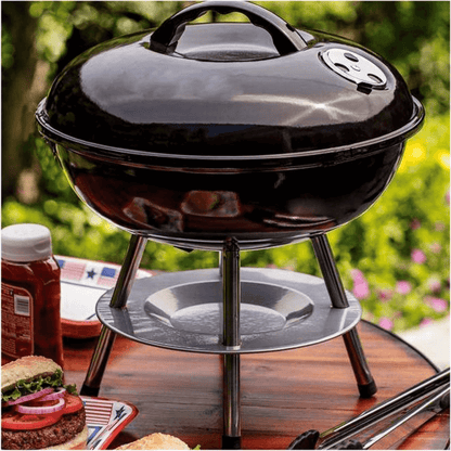 Better Chef 14" Portable Charcoal Barbecue Grill Jupiter Gear Home