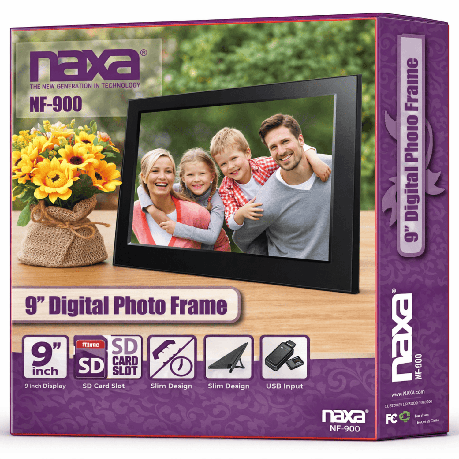 Naxa 9" Digital Photo Frame - Refurbished Jupiter Gear Home