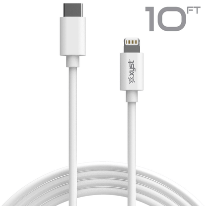 Xyst Charge and Sync USB-C to Lightning Cable 10Ft Jupiter Gear Home
