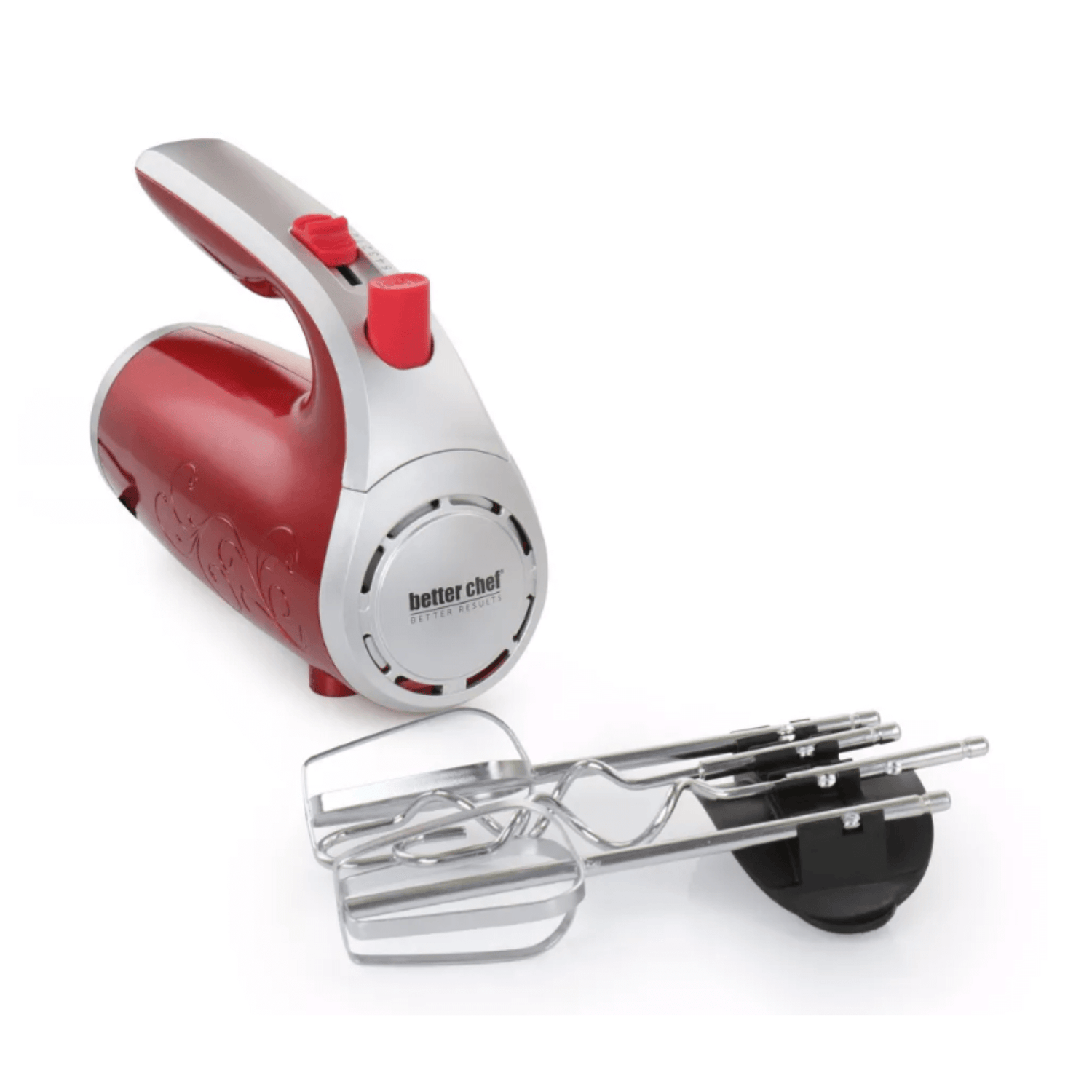 Better Chef 5-Speed 150W Hand Mixer with Silver Accents and Storage Clip Jupiter Gear Home