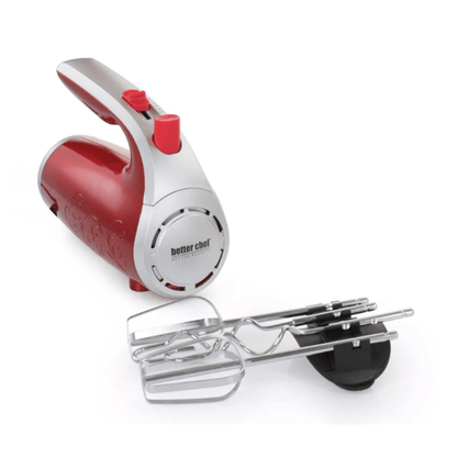 Better Chef 5-Speed 150W Hand Mixer with Silver Accents and Storage Clip Jupiter Gear Home