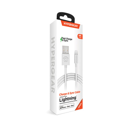 HyperGear USB to Lightning Rounded Cable 4ft Jupiter Gear Home