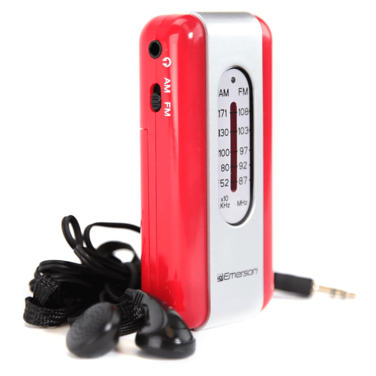 Emerson Portable AMFM Radio with Earbuds and Wide Frequency Range of Stations Jupiter Gear Home