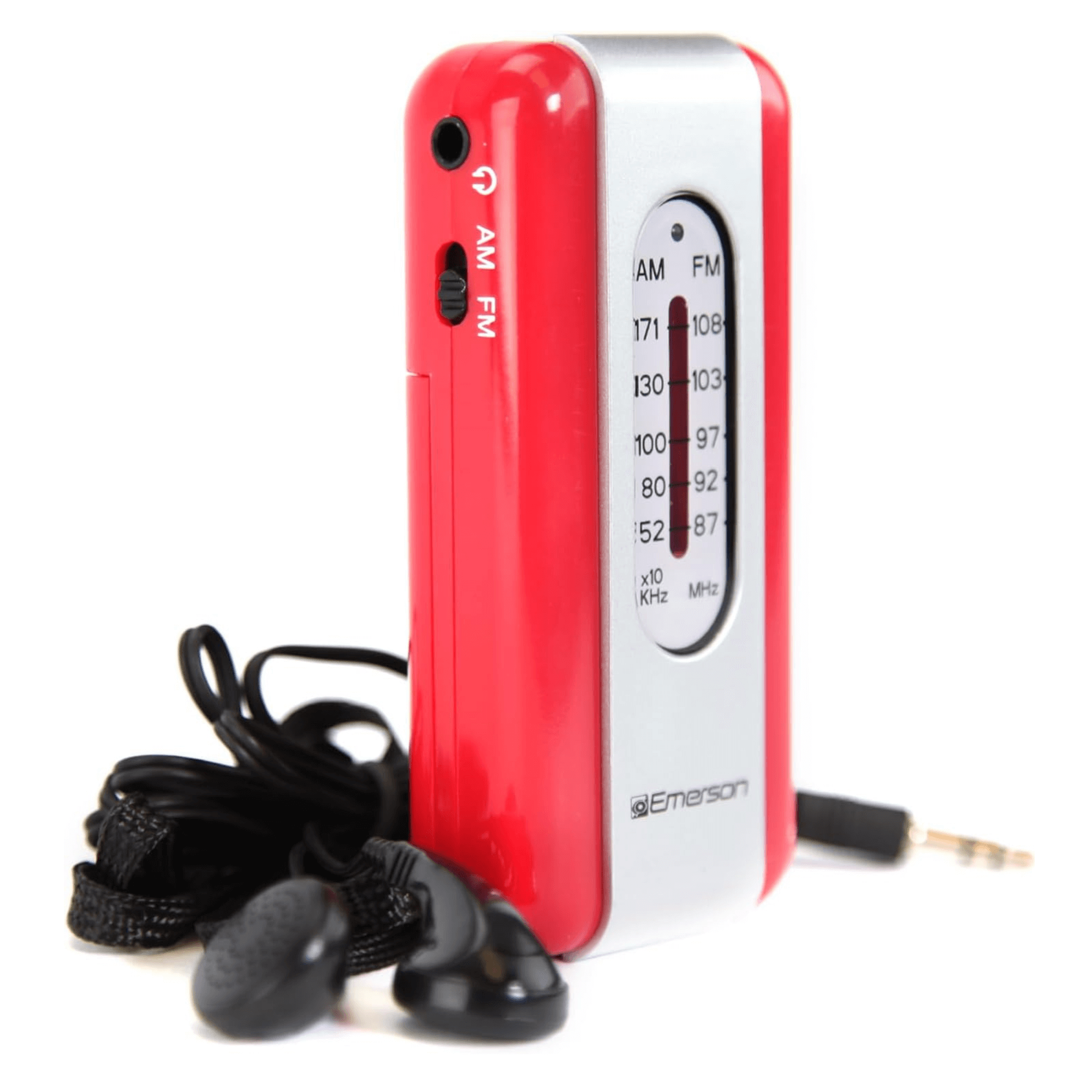 Emerson Portable AMFM Radio with Earbuds and Wide Frequency Range of Stations Jupiter Gear Home