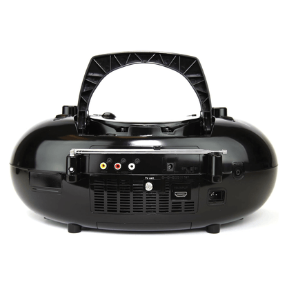 Emerson 7" Bluetooth TV DVD Boombox Black - Refurbished Jupiter Gear Home