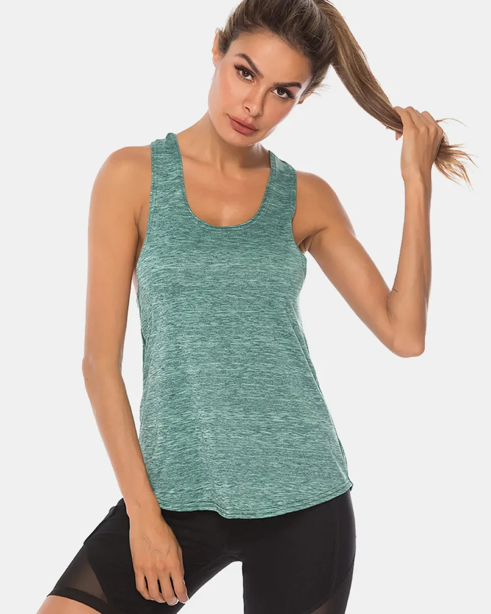 JupiterGear Scoop-Neck Long Tank Top Jupiter Gear Home