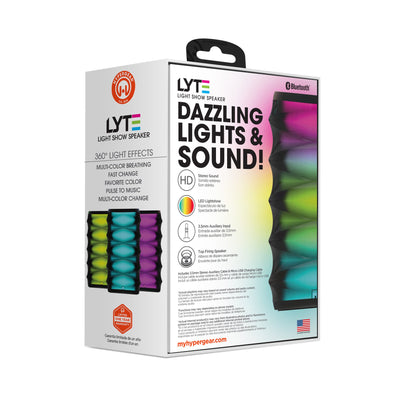 HyperGear LYTE Wireless LED Speaker Jupiter Gear Home