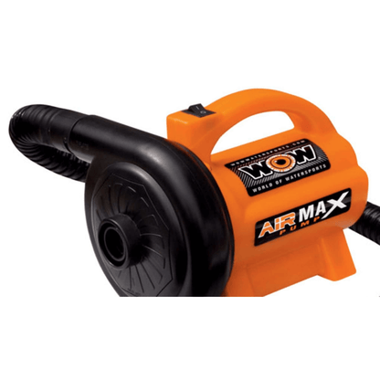 WOW Watersports AIR MAX PUMP with 5 Universal Valve Adapters and 12ft Cord Jupiter Gear Home