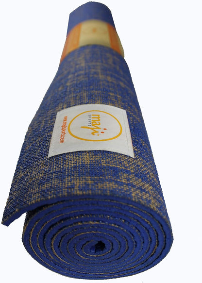 Maji Sports Jute Premium Eco Yoga Mat + Foot Massager  (7.5cm x 17.5cm) Jupiter Gear Home