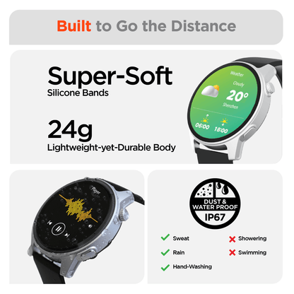 HyperGear SmartWatch + Fitness Tracker Jupiter Gear Home