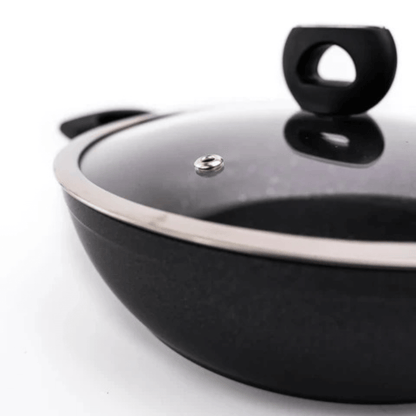 Korkmaz Nora Granita 3L Aluminum Non Stick Low Casserole Dish with Lid Jupiter Gear Home